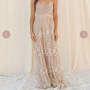 Skaira - Maya Dress in Champagne